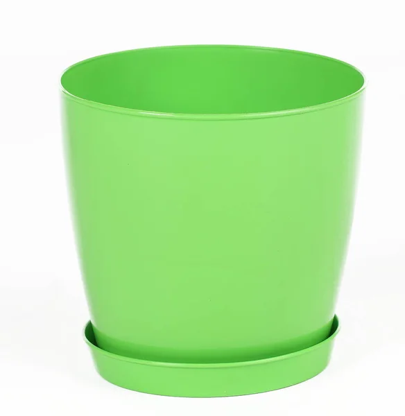 Flower Pot Plastic Flower Pot Pallet — Stock Photo, Image