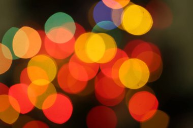 parlak ışıklar defocused arka plan bokeh karanlık illüstrasyon soyut