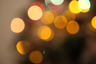 parlak ışıklar defocused arka plan bokeh karanlık illüstrasyon soyut