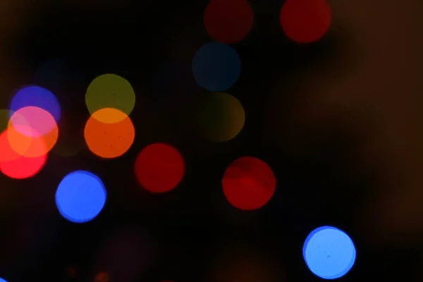 Glitter Lichten Abstract Achtergrond Intreepupil Bokeh Donkere Afbeelding — Stockfoto