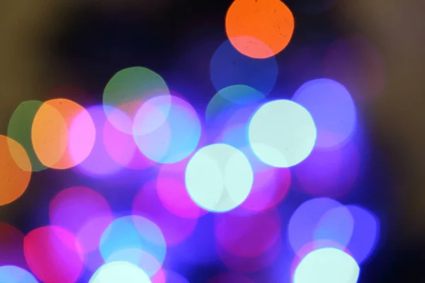 Glitter Lights Abstract Background Defocused Bokeh Dark Illustration — Stock Photo, Image