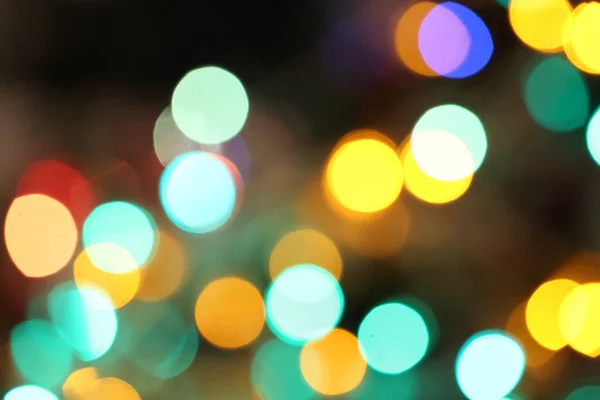 Glitter Lights Abstract Background Defocused Bokeh Dark Illustration — Stock Photo, Image
