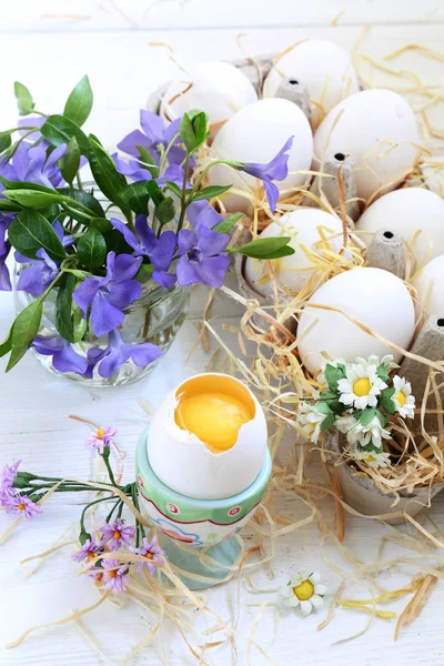 Easter Egg Bouquet Flowers — Stock Photo, Image