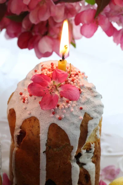 Пасхальный Торт Цветы Райского Яблока — стоковое фото