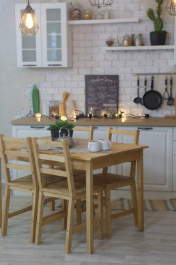 Provence tarzı mutfak içi