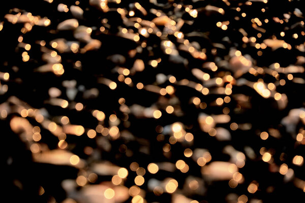 абстрактный рождественский фон с эффектом боке-шаров