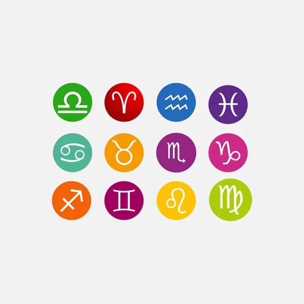 Horoskop Grafisches Element Illustration Vorlage Design lizenzfreie Stockvektoren