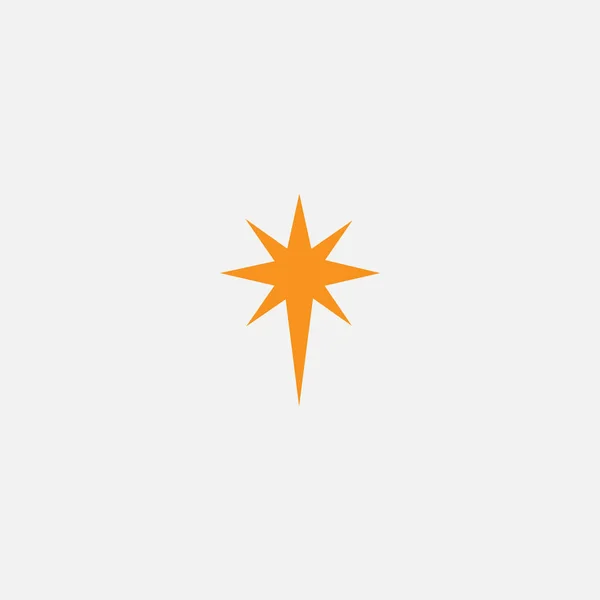Bethlehem Star Grafisches Element Illustration Vorlage Design — Stockvektor