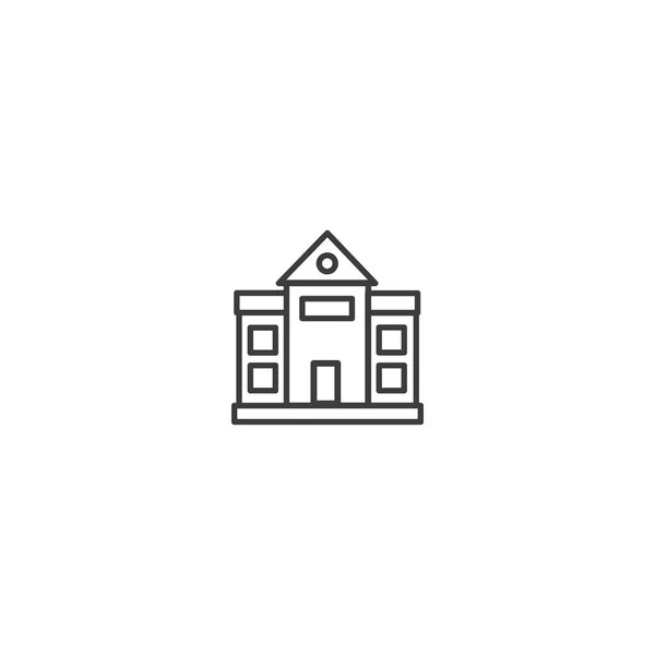 Mansion Grafiskt Element Illustration Mall Design — Stock vektor