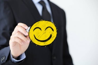 Pozitif Smile Face İş Kavramı