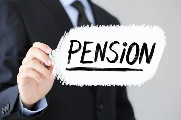 Pension Business Concept — Stock Photo, Image