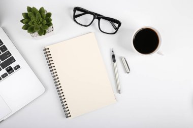 Üstten Görünüm office tablo Resepsiyon