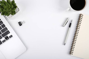 Üstten Görünüm office tablo Resepsiyon