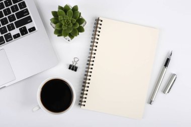 Üstten Görünüm office tablo Resepsiyon