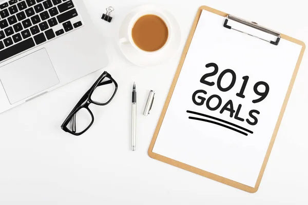 Concept Of 2019 Goals — Stock Photo, Image
