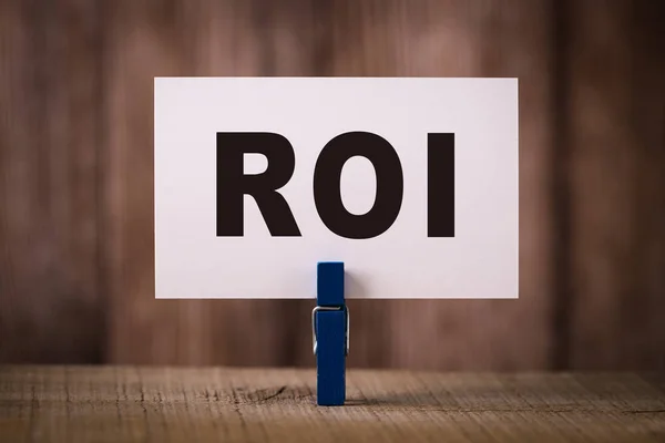 Concepto ROI — Foto de Stock
