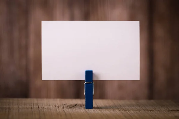 Blank White Card Background — Stock Photo, Image