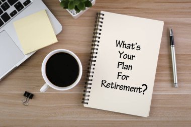 What is Your Plan for Retirement clipart