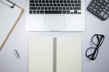 Üstten Görünüm office tablo Resepsiyon