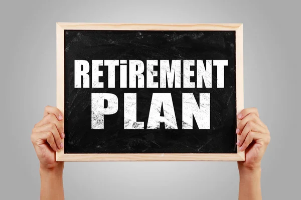 Emeklilik planı kavramı — Stok fotoğraf