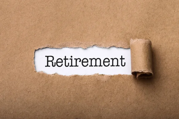 Pensionering affärsidé — Stockfoto