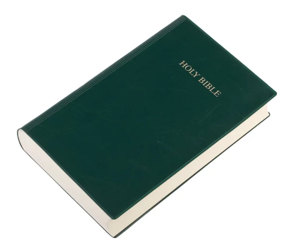 Heilige Bibel isoliert auf weiß — Stockfoto