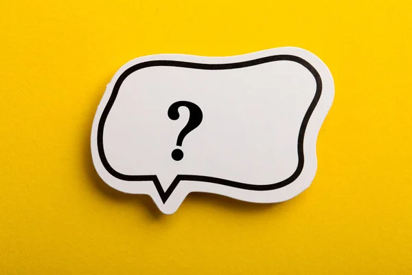 Question Mark Speech Bubble — Stock Photo, Image