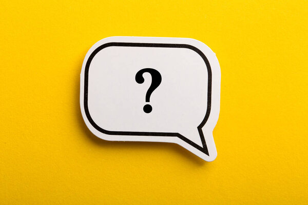 Question Mark Speech Bubble