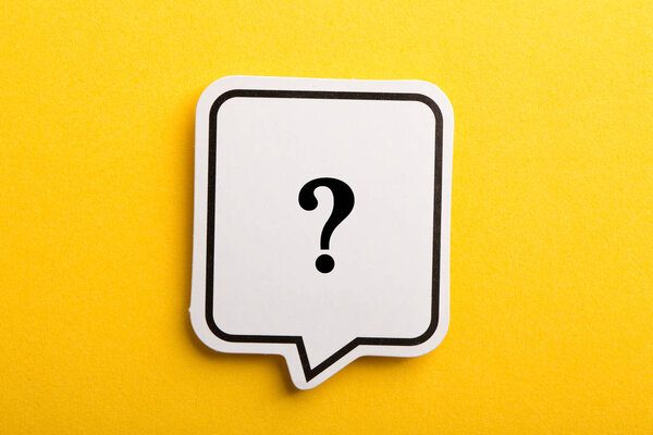 Question Mark Speech Bubble