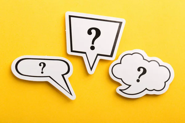 Question Mark Speech Bubble — Stock Photo, Image