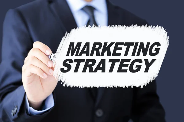 Estrategia de Marketing Concepto de Negocio — Foto de Stock