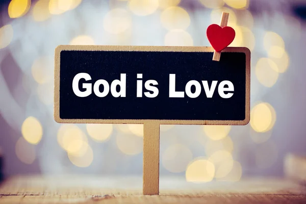 하나님은 사랑의 개념이시다 — 스톡 사진