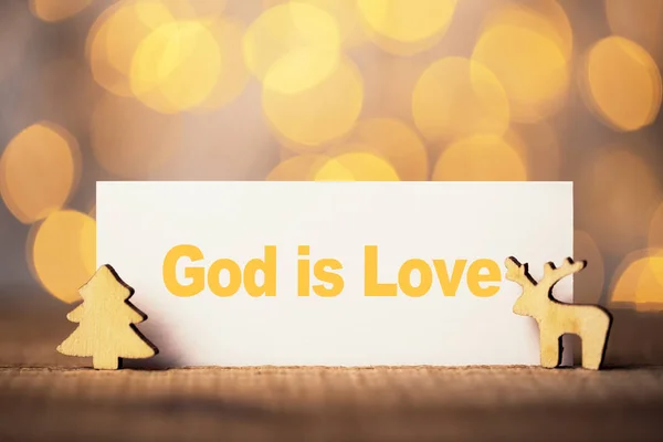 Gud är kärleks koncept — Stockfoto