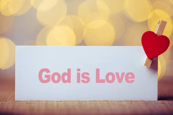 God is Love Concept