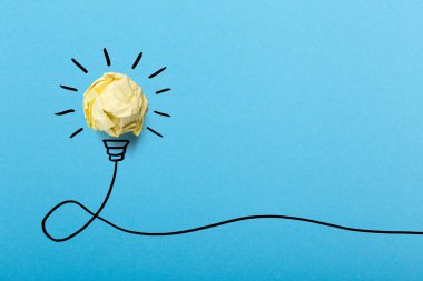 Kağıt Top ile Konsept Yaratıcı Fikir ve Yenilik