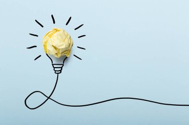 Kağıt Top ile Konsept Yaratıcı Fikir ve Yenilik