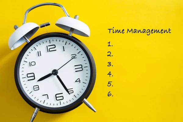 Time Management Concept With Clock — Stock Photo, Image