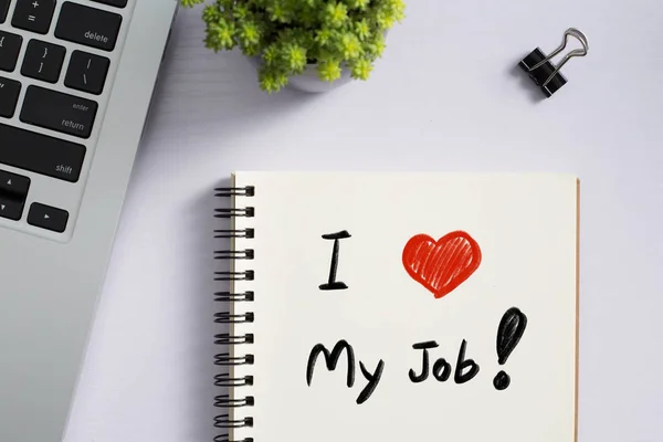 I Love My Job Concept — Stock Photo, Image