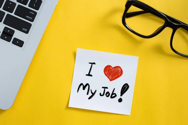 I Love My Job Concept — Stock Photo, Image