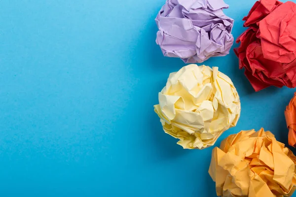 Colorful Crumpled Paper Balls