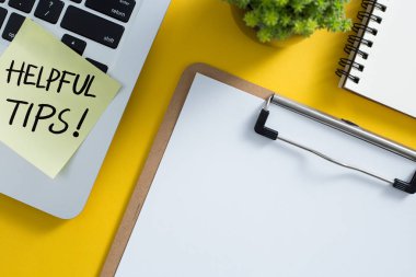 Top View Office Masaüstü'nde Yararlı İpuçları Kavramı