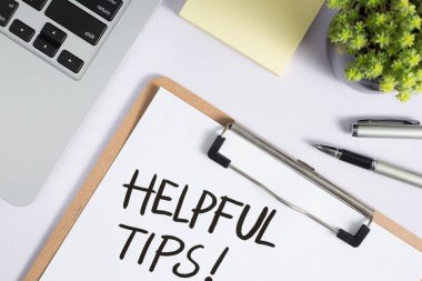 Top View Office Masaüstü'nde Yararlı İpuçları Kavramı