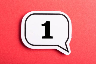 Kırmızı Bir Numaralı Konuşma Balonu