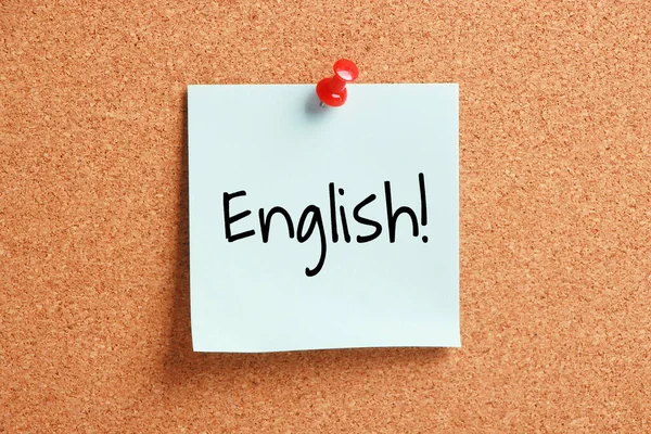 Angielski Tekst Angielskiej Koncepcji Uczenia Się — Zdjęcie stockowe