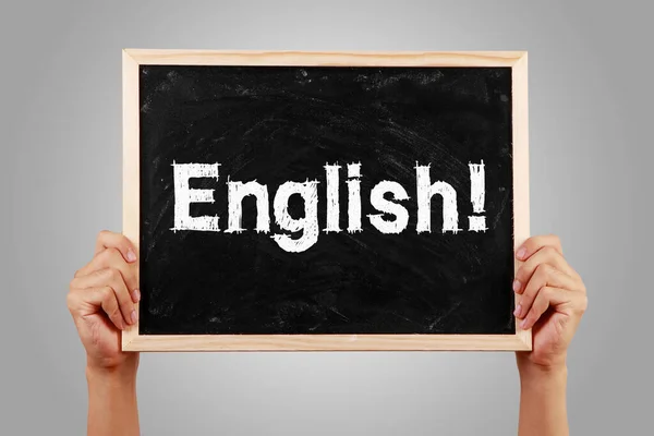 Engelsk Text Till Engelska Learning Concept — Stockfoto