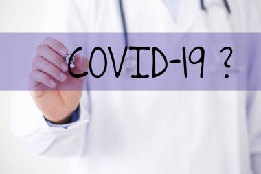 COVID19 Coronavirüs Sağlık ve Tıbbi Tedavi Konsepti vs..
