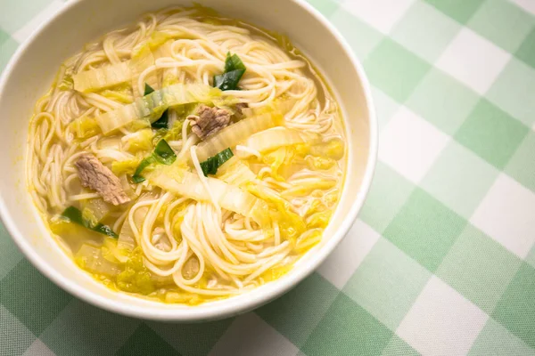 Snack Thin Noodles Pork — Stock Photo, Image