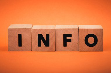 Kavram bilgisinin yazılı olduğu dört tahta blok.