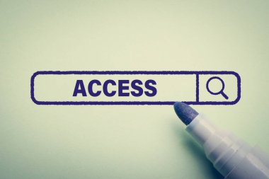 İş kullanımına erişim kavramı.