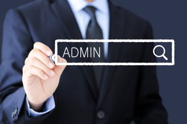 İş kullanımı için yönetici kavramı.